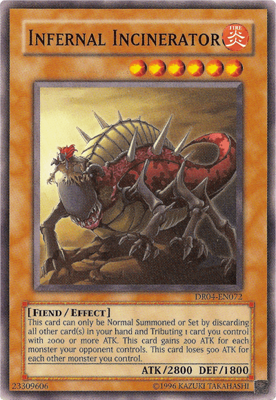 Infernal Incinerator [DR04-EN072] Common - Josh's Cards
