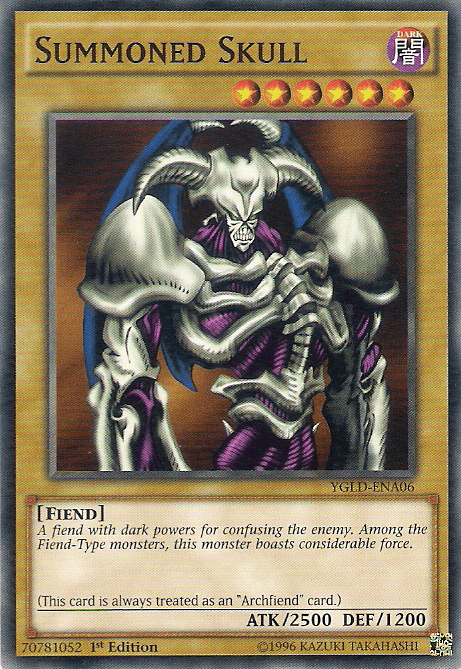 Summoned Skull [YGLD-ENA06] Common - Josh's Cards
