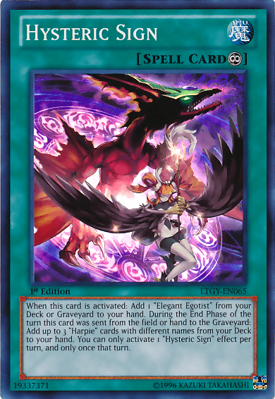 Hysteric Sign [LTGY-EN065] Super Rare - Josh's Cards
