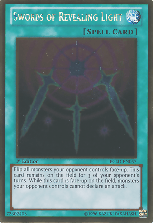 Swords of Revealing Light [PGLD-EN057] Gold Rare - Josh's Cards