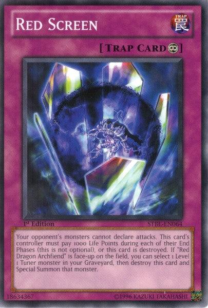 Red Screen [STBL-EN064] Common - Josh's Cards
