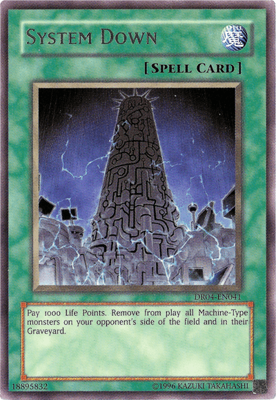 System Down [DR04-EN041] Rare - Josh's Cards