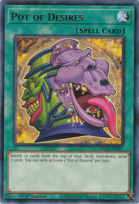 Pot of Desires [TOCH-EN057] Rare - Josh's Cards