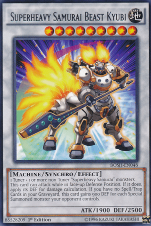 Superheavy Samurai Beast Kyubi [BOSH-EN048] Rare - Josh's Cards