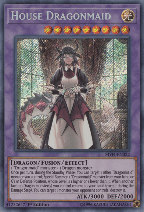 House Dragonmaid [MYFI-EN022] Secret Rare - Josh's Cards