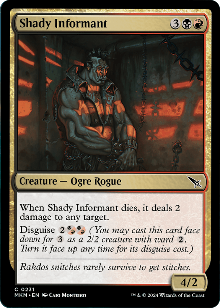 Shady Informant [Murders at Karlov Manor] - Josh's Cards