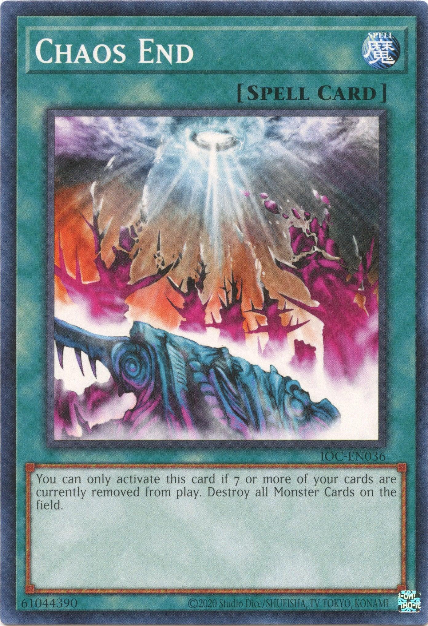 Chaos End (25th Anniversary) [IOC-EN036] Common - Josh's Cards