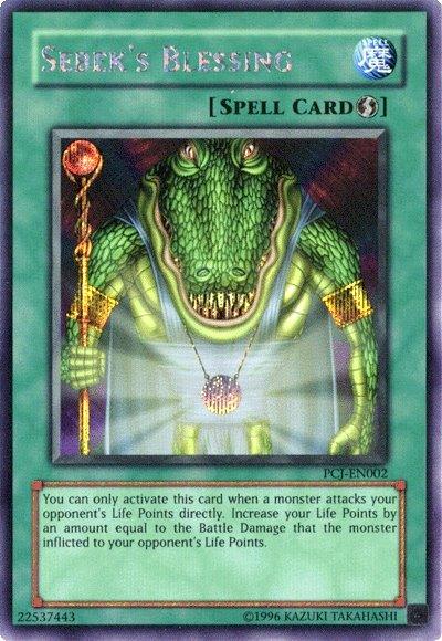 Sebek's Blessing [PCJ-EN002] Prismatic Secret Rare - Josh's Cards