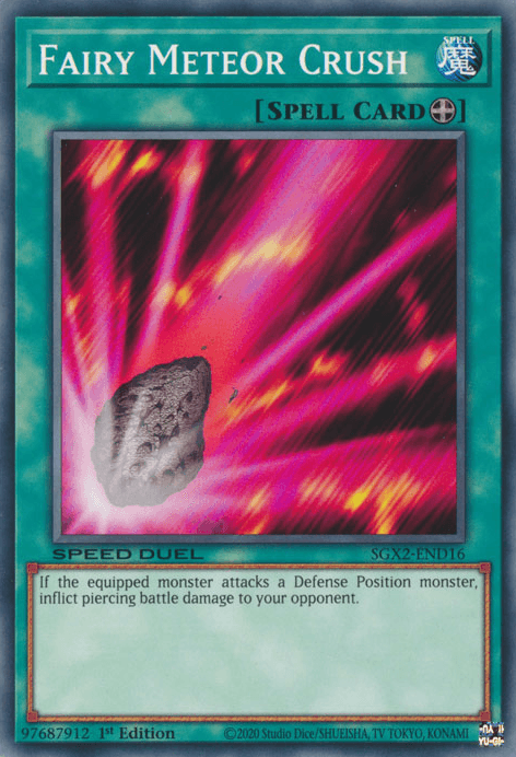 Fairy Meteor Crush [SGX2-END16] Common - Josh's Cards