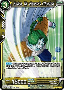 Zarbon, The Emperor's Attendant (BT1-101) [Galactic Battle] Parallel Foil
