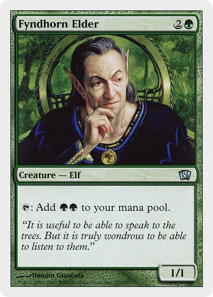 Fyndhorn Elder [Eighth Edition] Foil