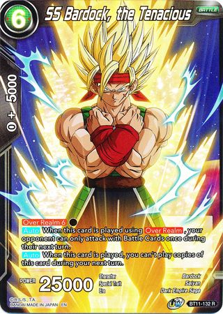 SS Bardock, the Tenacious (BT11-132) [Vermilion Bloodline 2nd Edition] Parallel Foil