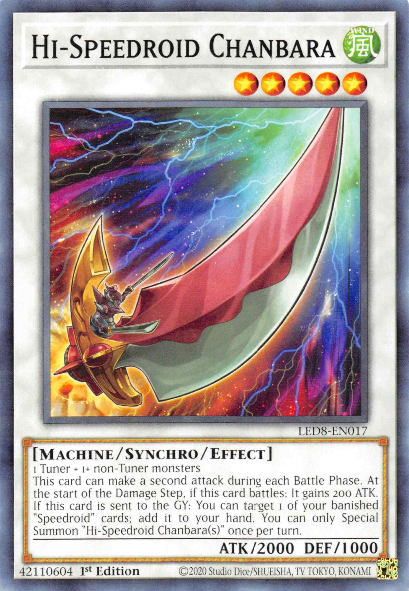 Hi-Speedroid Chanbara [LED8-EN017] Common - Josh's Cards