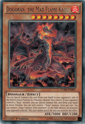 Dogoran, the Mad Flame Kaiju [CORE-EN087] Rare - Josh's Cards