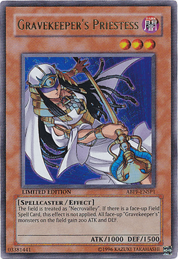 Gravekeeper's Priestess [ABPF-ENSP1] Ultra Rare - Josh's Cards