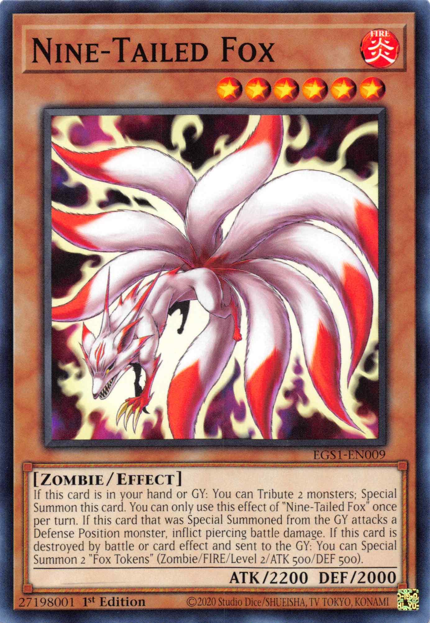 Nine-Tailed Fox [EGS1-EN009] Common - Josh's Cards