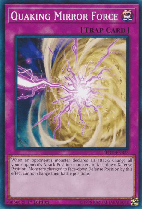 Quaking Mirror Force [LEDD-ENB23] Common - Josh's Cards