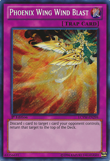 Phoenix Wing Wind Blast [LCYW-EN298] Secret Rare - Josh's Cards