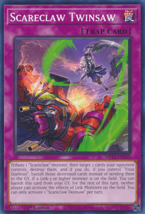Scareclaw Twinsaw [MP23-EN210] Common - Josh's Cards