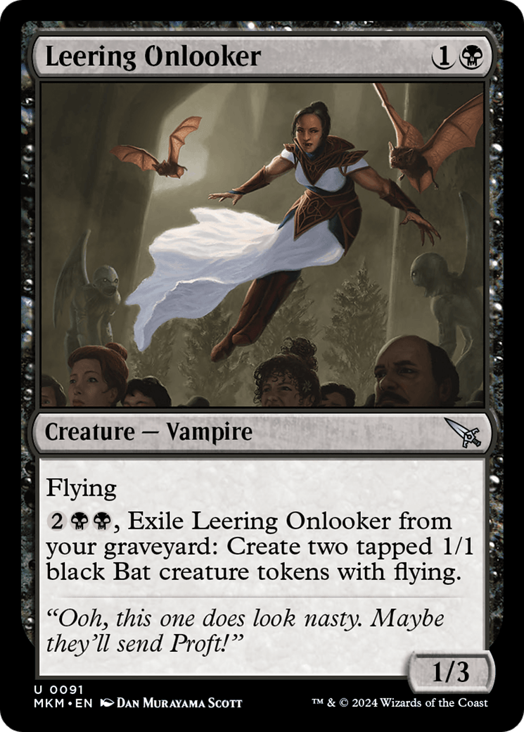 Leering Onlooker [Murders at Karlov Manor] - Josh's Cards