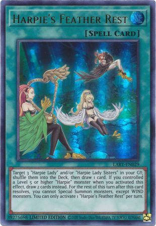 Harpie's Feather Rest (LART-EN029) - The Lost Art Promotion Limited