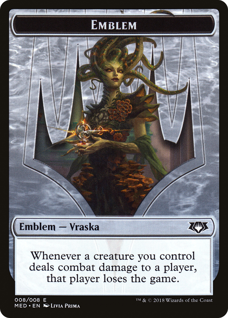 Vraska, Golgari Queen Emblem (MED-0G8) - Mythic Edition Tokens