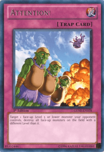 Attention! [GENF-EN078] Rare - Josh's Cards