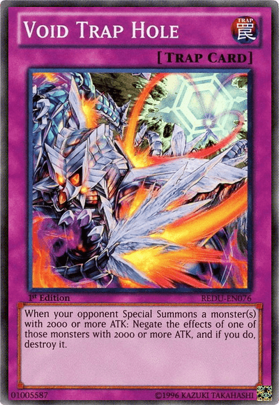 Void Trap Hole [REDU-EN076] Super Rare - Josh's Cards