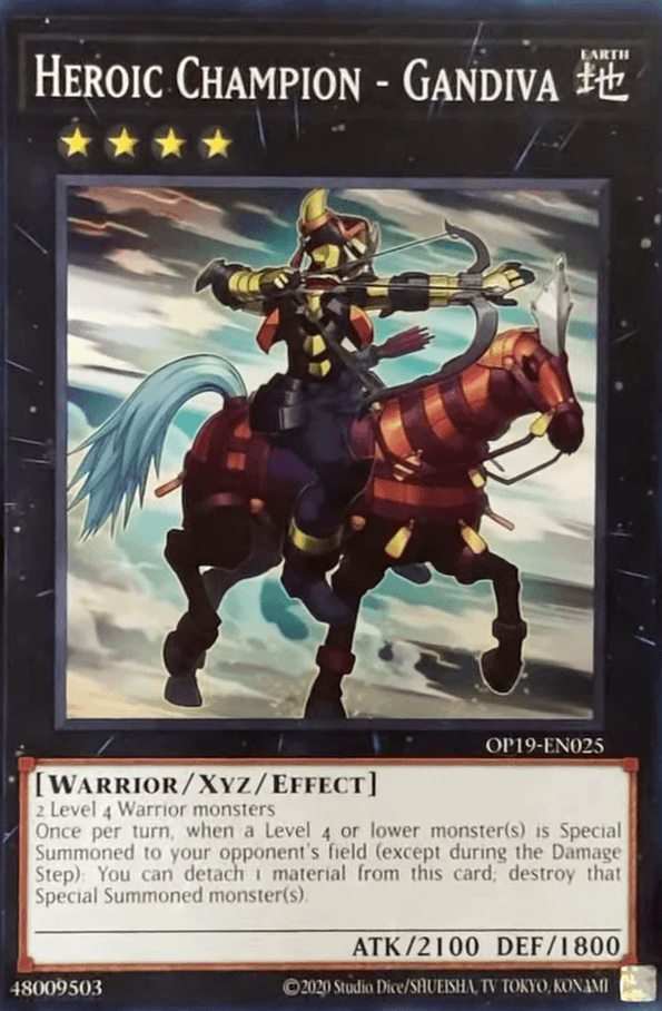 Heroic Champion - Gandiva [OP19-EN025] Common - Josh's Cards