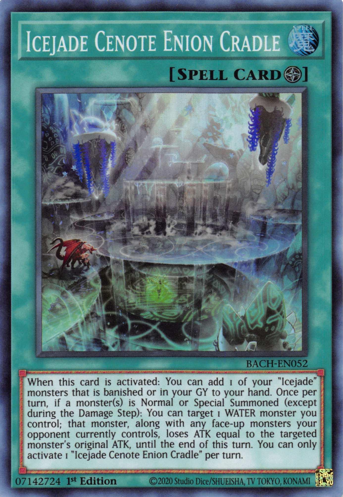 Icejade Cenote Enion Cradle [BACH-EN052] Super Rare - Josh's Cards