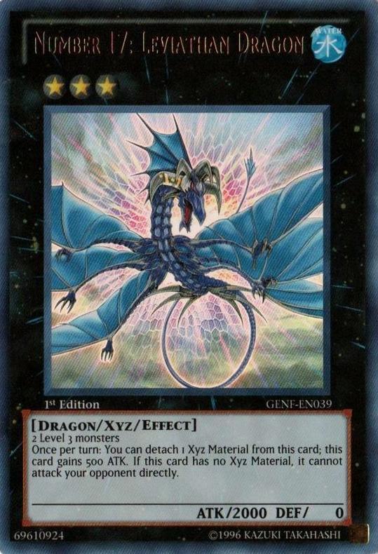 Number 17: Leviathan Dragon [GENF-EN039] Ultra Rare - Josh's Cards