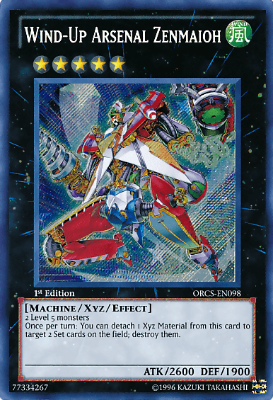 Wind-Up Arsenal Zenmaioh [ORCS-EN098] Secret Rare - Josh's Cards