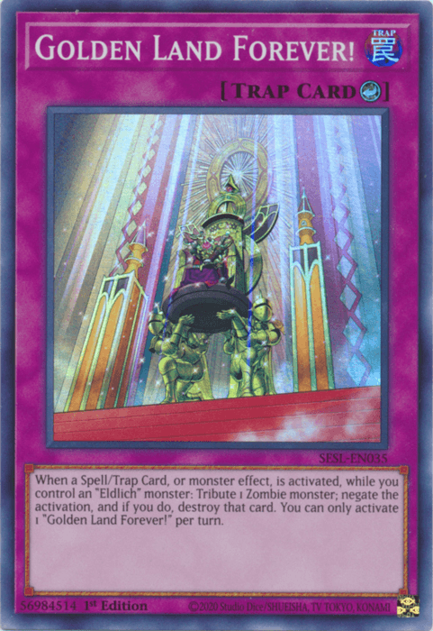 Golden Land Forever! [SESL-EN035] Super Rare - Josh's Cards
