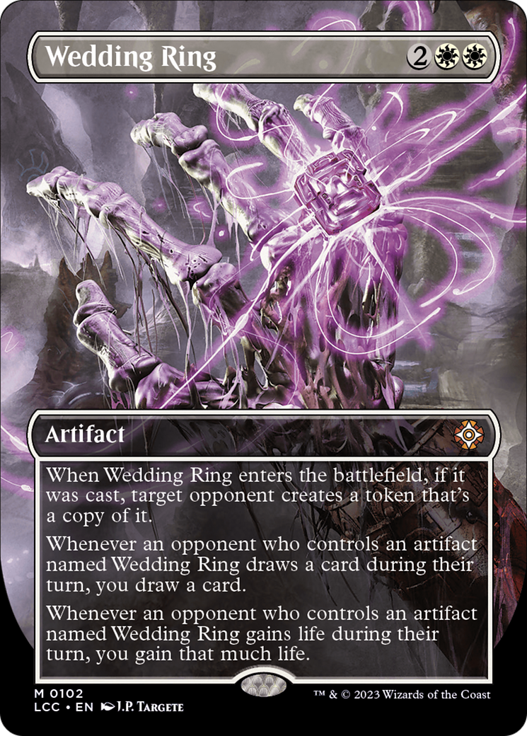 Wedding Ring (LCC-102) - The Lost Caverns of Ixalan Commander (Borderless) Foil