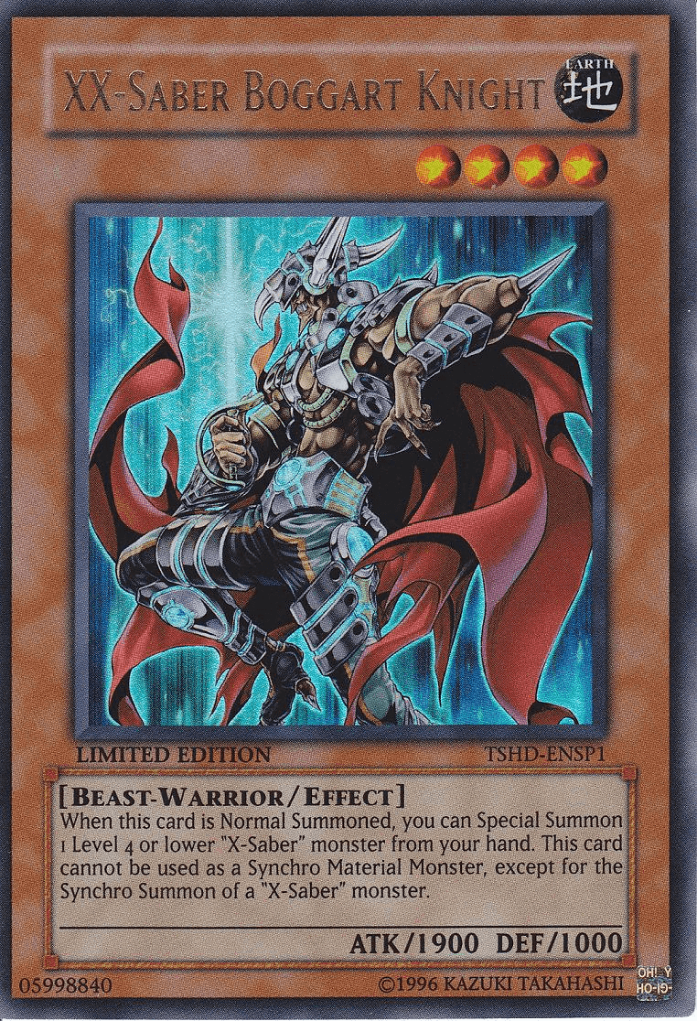 XX-Saber Boggart Knight [TSHD-ENSP1] Ultra Rare - Josh's Cards