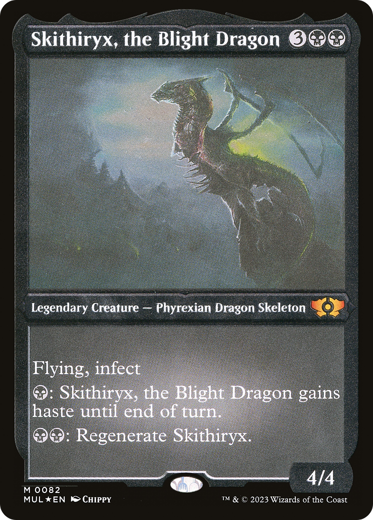 Skithiryx, the Blight Dragon (MUL-082) - Multiverse Legends Foil