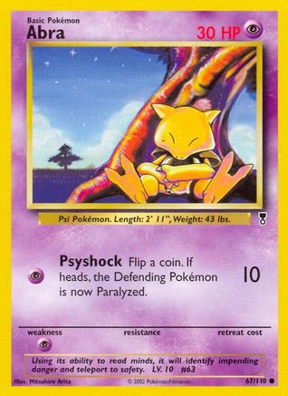 Abra 067/110 - Legendary Collection Reverse Holofoil