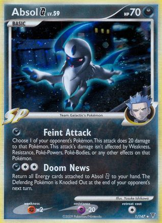 Absol G 001/147 - Supreme Victors Holofoil