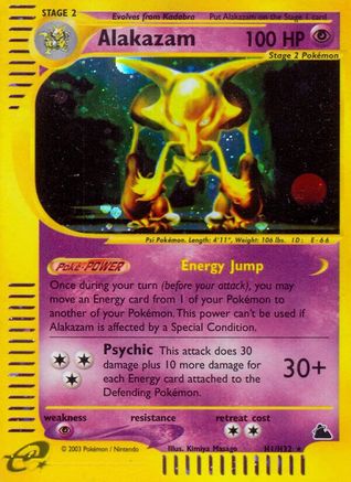 Alakazam 0H1/144 - Skyridge Holofoil
