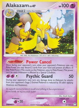 Alakazam 002/123 - Mysterious Treasures Reverse Holofoil