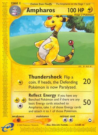 Ampharos 001/147 - Aquapolis