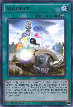Saqlifice [NECH-EN061] Ultra Rare - Josh's Cards