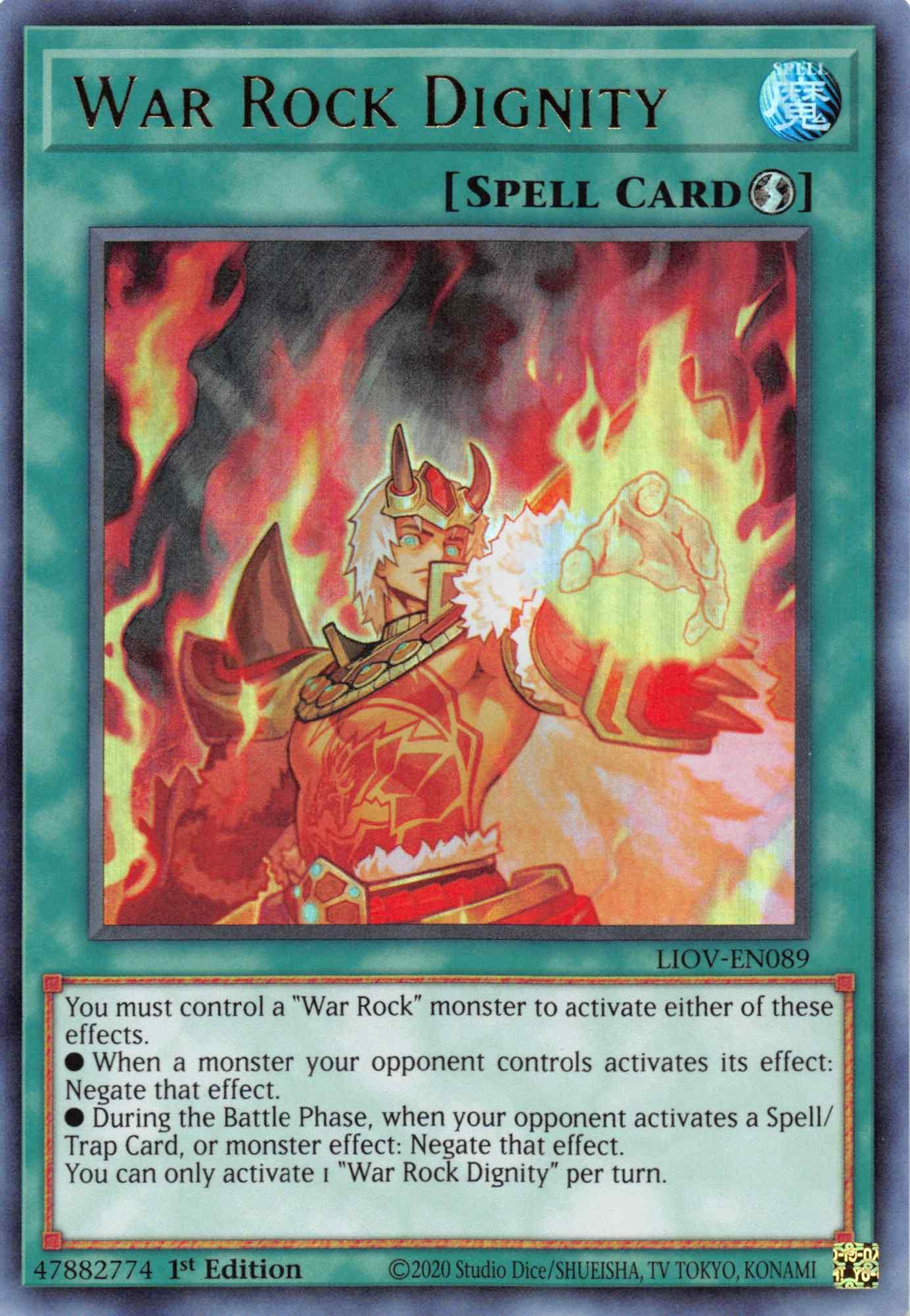 War Rock Dignity [LIOV-EN089] Ultra Rare - Josh's Cards
