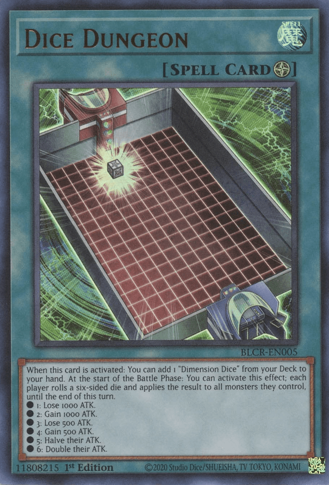 Dice Dungeon [BLCR-EN005] Ultra Rare - Josh's Cards