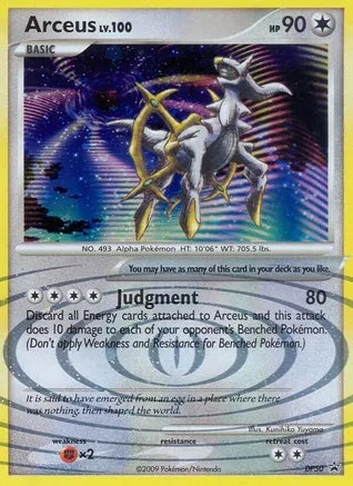 Pokemon: Arceus PromoDP50 - Moderate Play