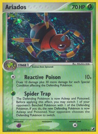 Ariados 002/115 - Unseen Forces Reverse Holofoil