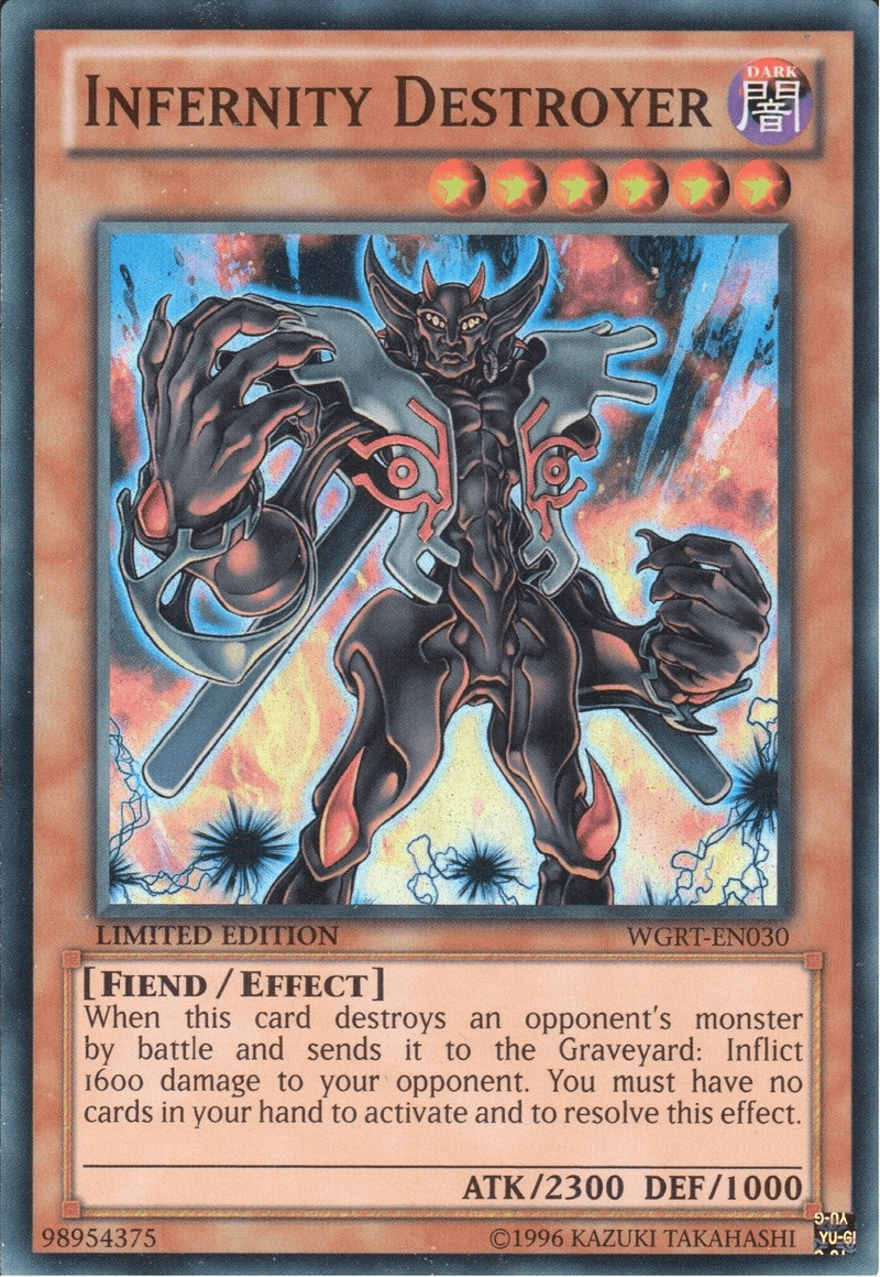Infernity Destroyer [WGRT-EN030] Super Rare - Josh's Cards