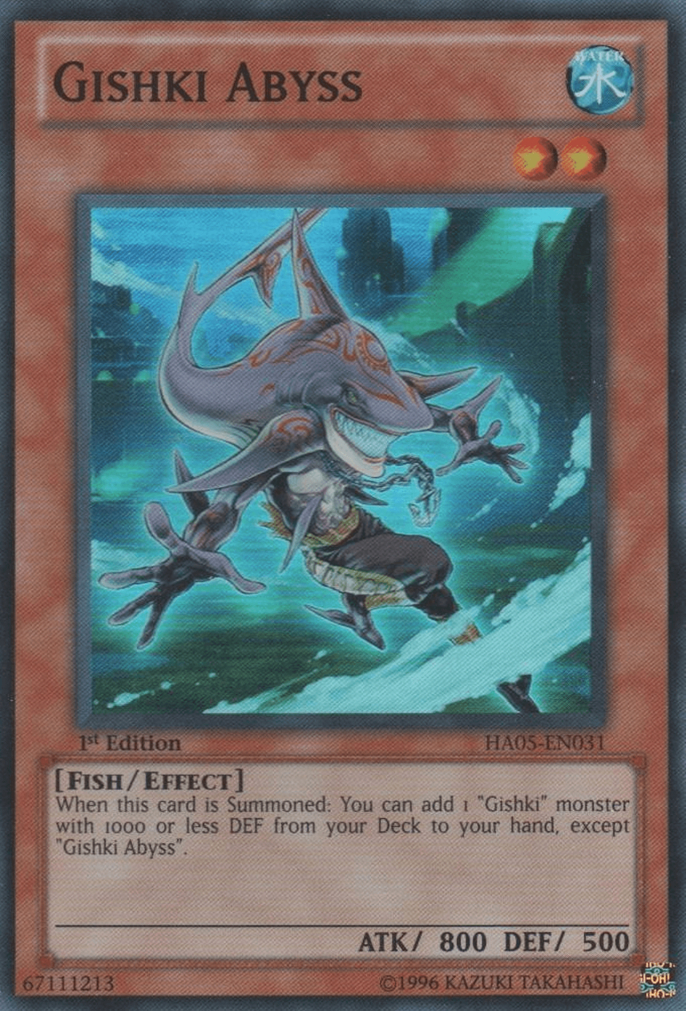 Gishki Abyss [HA05-EN031] Super Rare - Josh's Cards