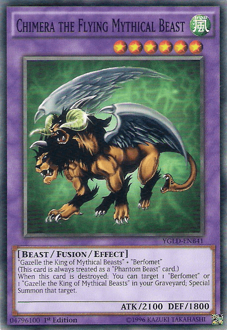 Chimera the Flying Mythical Beast [YGLD-ENB41] Common - Josh's Cards