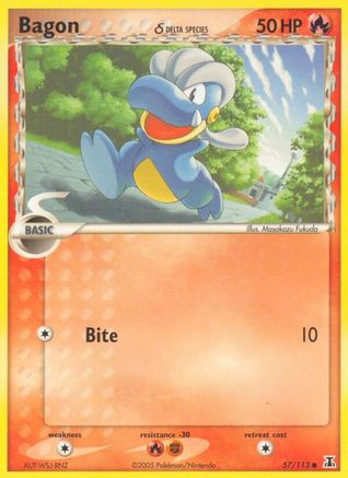 Bagon (Delta Species) 057/113 - Delta Species Reverse Holofoil